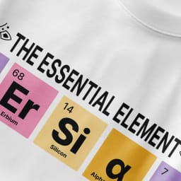 طرح تیشرت Essential Element Persian | عنصر ضروری «پارسی» به سبک جدول تناوبی | طرح تیشرت فان و غرور ملی