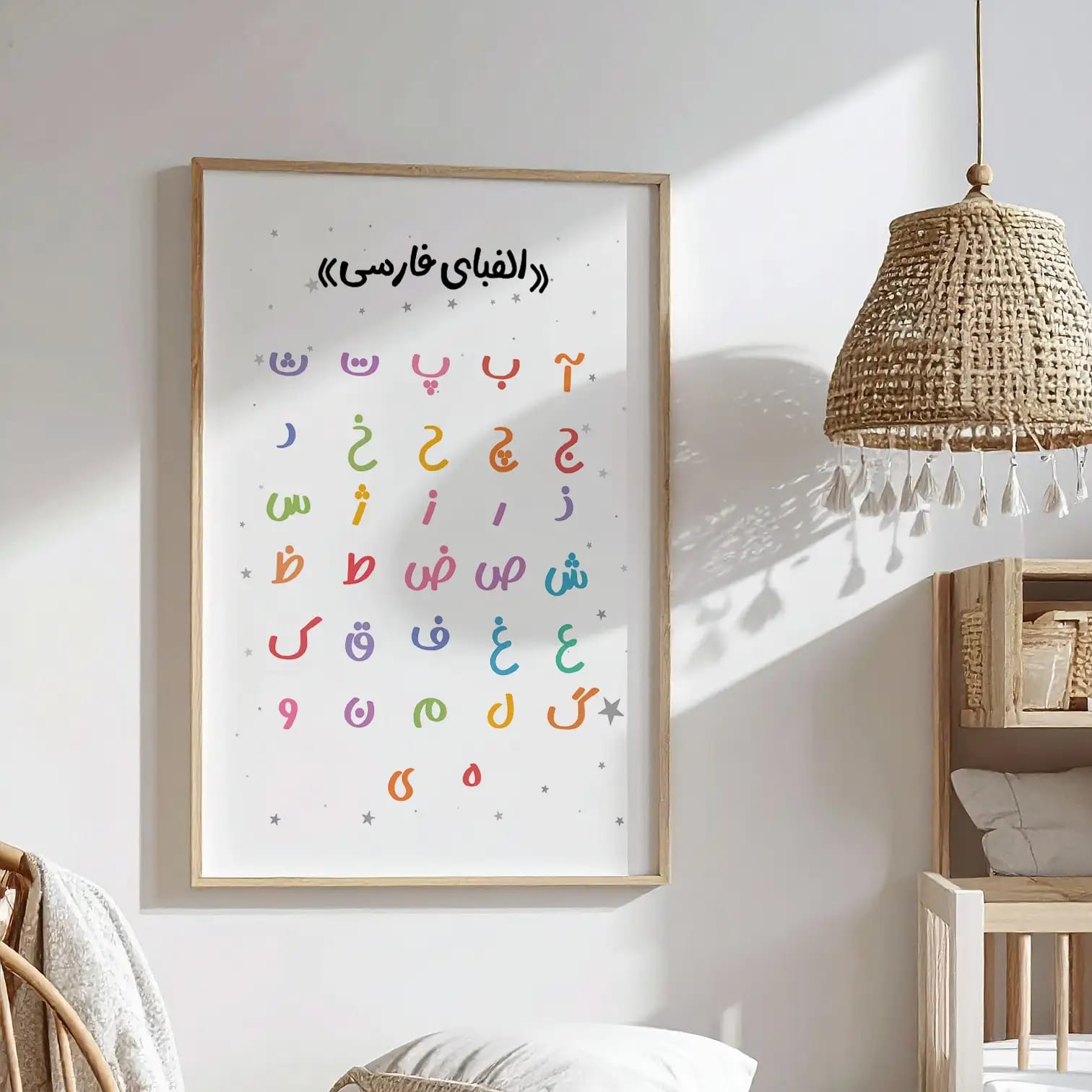 بسته کامل پوستر آموزشی برای کودکان ۴ تا ۷ سال | شامل الفبا، اعداد، ماه‌ها، روزها و جهت‌ها | تابلویی جذاب برای رشد و یادگیری | آموزش مفاهیم پایه به کودکان خردسال